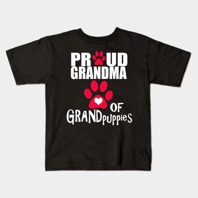 Dog Gifts and Ideas - Granddog Gifts Kids T-Shirt by 3QuartersToday